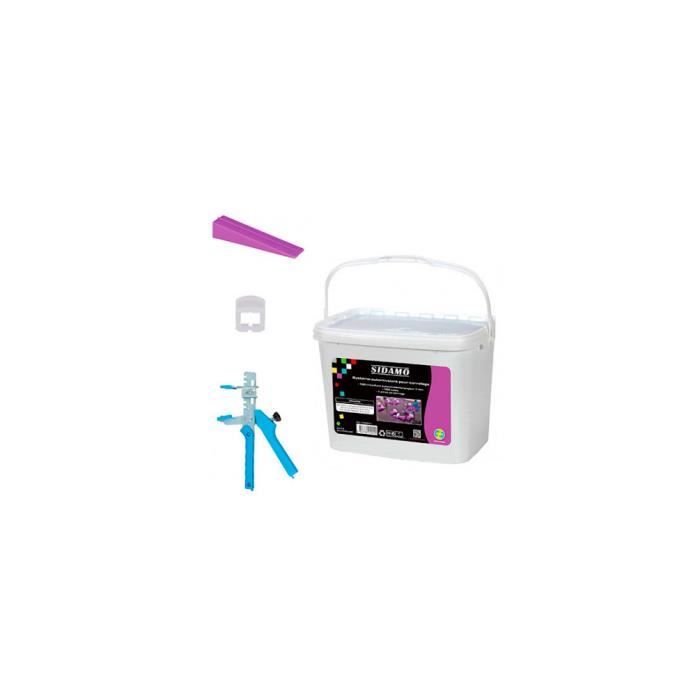 Seau De 100 Cales 100 Croisillons 3 Mm Auto Nivelants Et Pince