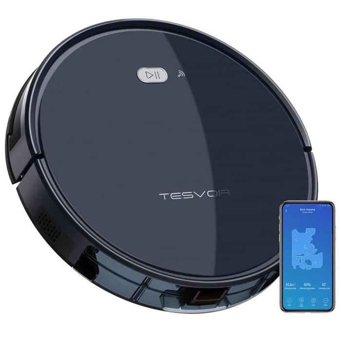 Tesvor X500 Saugroboter WLAN Robot Vacuum Cleaner with Realtime Space
