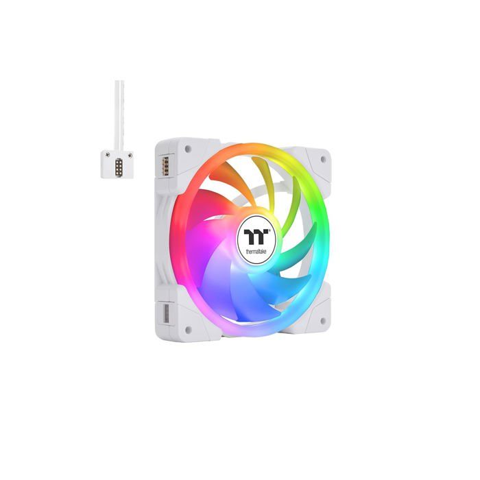Ventilateur PC 140MM THERMALTAKE SWAFAN EX14 ARGB Blanc