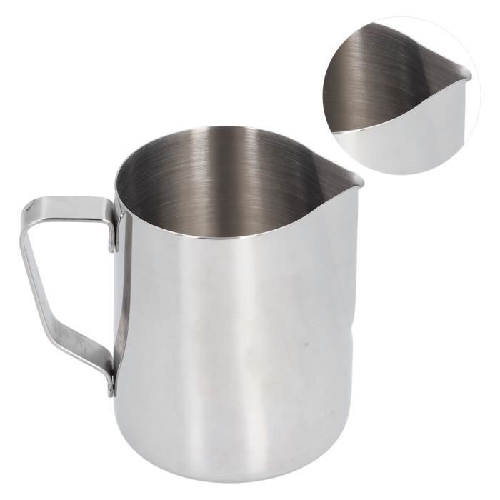 Lot De 4 Pichets à Mousser Le Lait En Inox 304 – Avec Bec Verseur Et Graduation, 350ml - 11