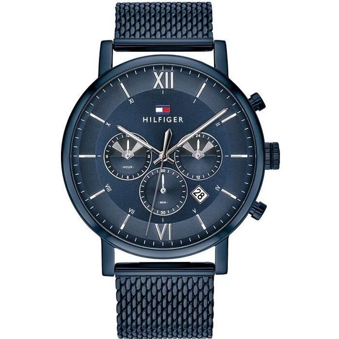Tommy Hilfiger Homme Analogique Quartz Montre avec Bracelet en Acier  Inoxydable 1710397 75 , - Achat/vente montre - Cdiscount