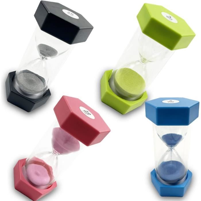 Sablier En Bois 5 Minutes Iplusmile - Minuterie Silencieuse Pour Cuisine, Méditation, Décoration Bureau - 3
