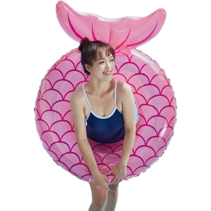 Bouée De Natation Gonflable SEAC Hydra - 30x56 Cm, 28 Litres - Couleur Orange Fluo Pour Visibilité - Sangle Réglable