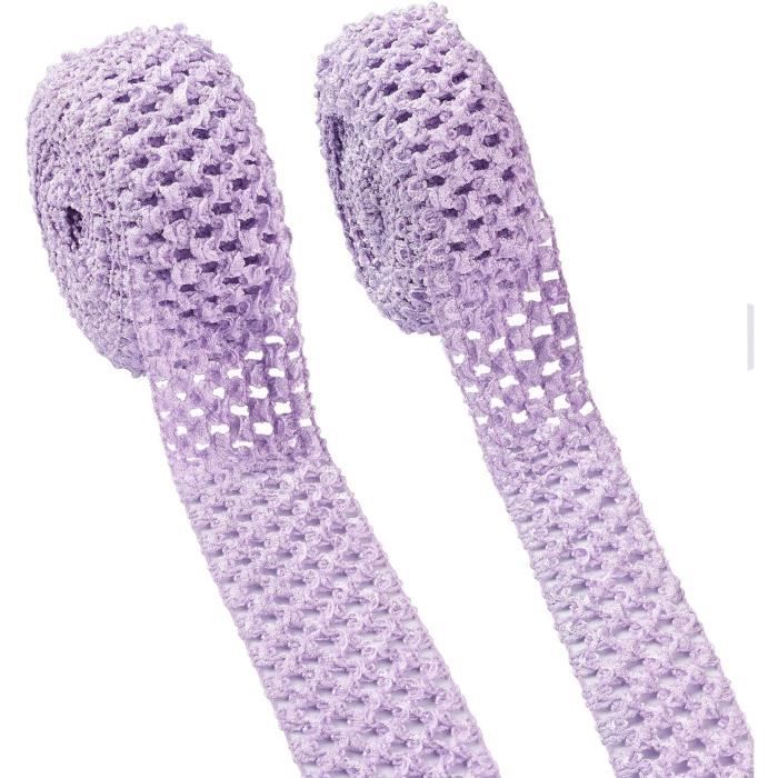 Ruban élastique brodé en dentelle extensible, 20 y... - Grandado