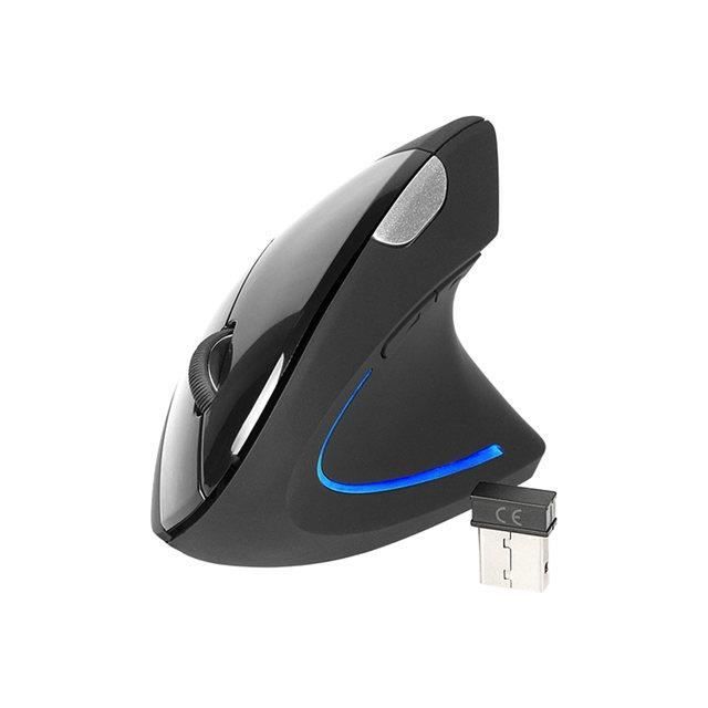 Souris ergonomique sans fil TRACER FLIPPER RF NANO USB – Noir – 6 boutons – 1600 dpi