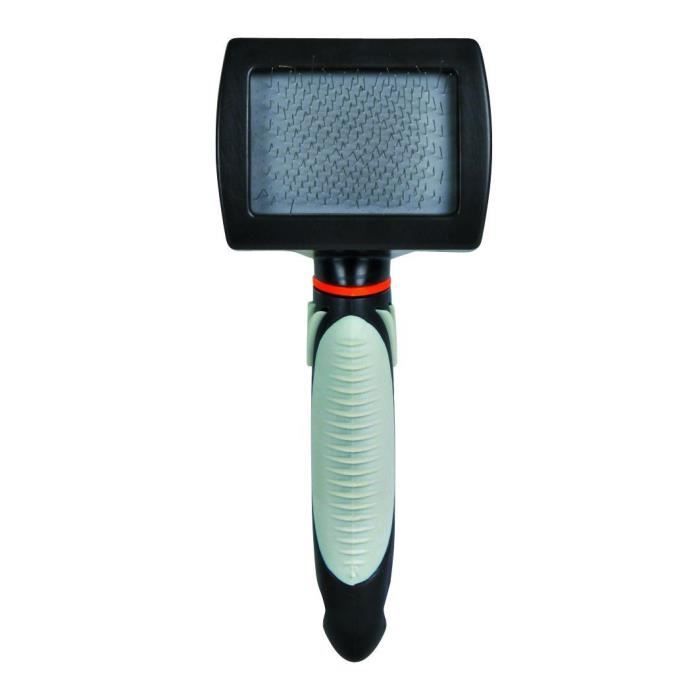 TRIXIE Brosse souple, plastique pour chien