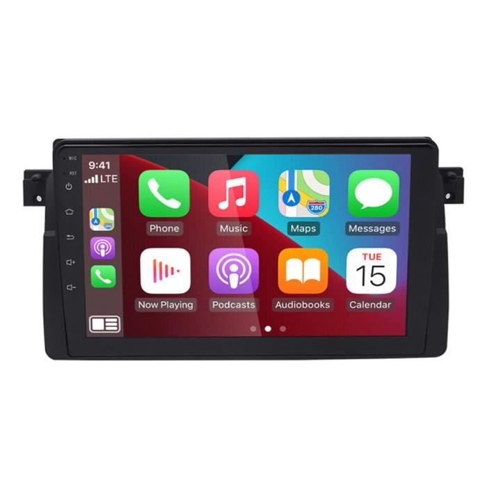 Autoradio 9 pouces Écran Tactile Carplay Android 11 GPS Navi CarPlay