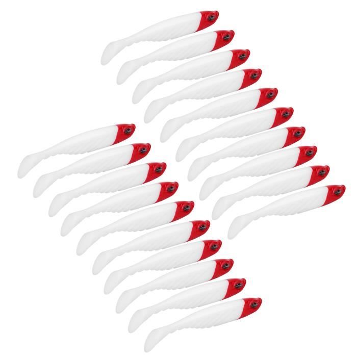 Appâts Souples Zoom Fish Doctor - Paquet De 20 Vers De 4 Pouces (10cm) Pour La Pêche En Eau Douce