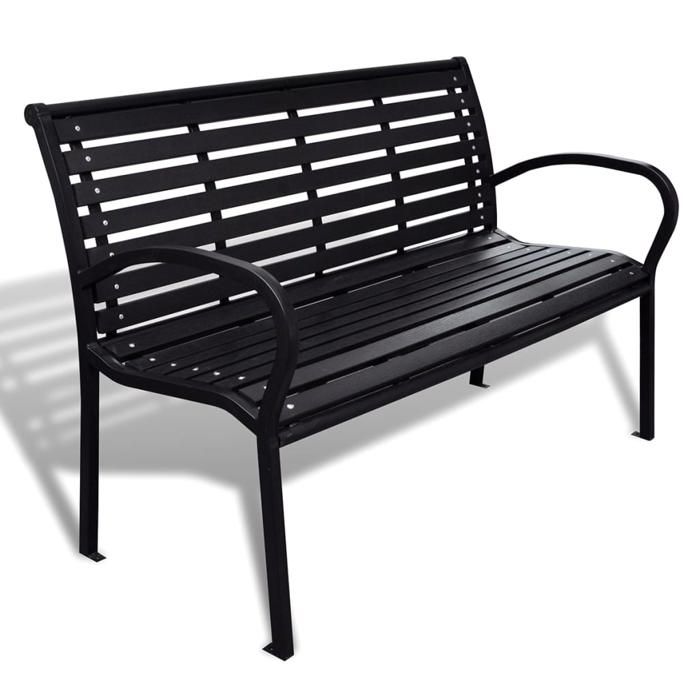 vidaXL Banc de jardin 125 cm - vue 2