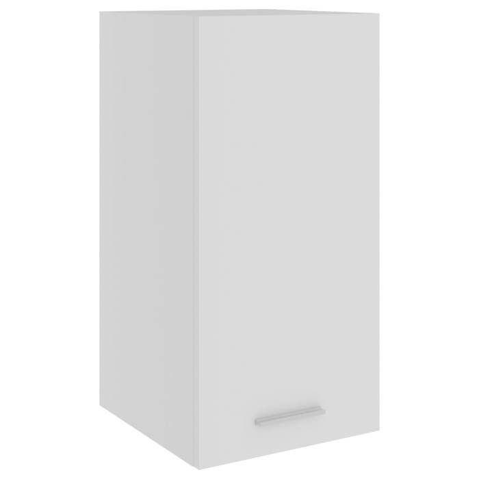 vidaXL Armoire murale Lyon 29 5x31x60 cm Bois reconstitué Blanc Meuble suspendu Rangement salle de bain & cuisine 801244