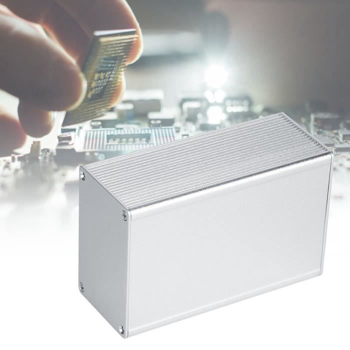 Boîtier Projet Aluminium 92x38x31mm - Boîtier Électrique Étanche Anticorrosion Pour DIY Électronique