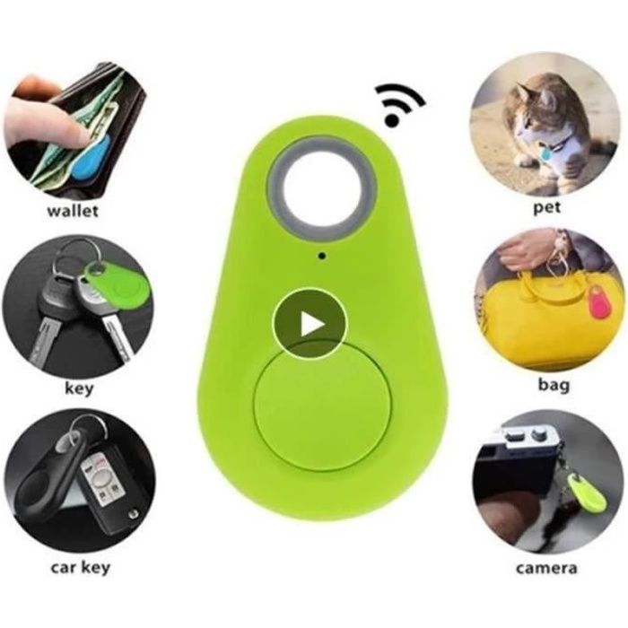 FLY06361-Porte-clés Anti-perte,alarme de perte, recherche bidirectionnel, Bluetooth, dispositif de recherche de clé, téléphone po