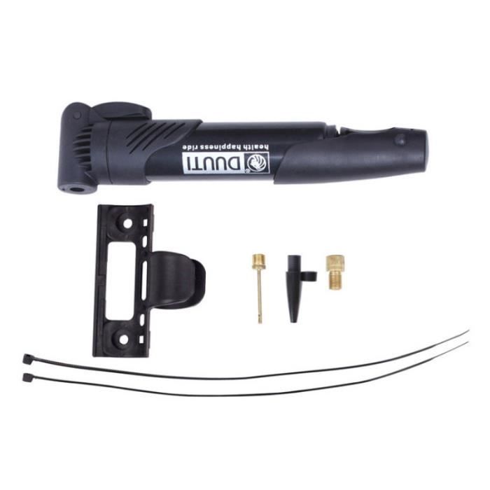 Pompe Mini Velo Vintage Noire Plastique Bike Pump Black