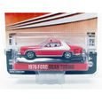 Voiture Miniature de Collection - GREENLIGHT COLLECTIBLES 1/64 - FORD Gran Torino - Starsky et Hutch - 1976 - Red / White - 44780A-1