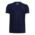 Under Armour Boys' Standard Tech Big Logo Short Sleeve T-Shirt, (410) Midnight Navy - - White, Youth Medium-1