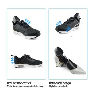 Embauchoirs En Bois 42-46 Avec Ressort Hélicoïdal - 1 Paire - Pour Hommes Baskets Et Bottes
