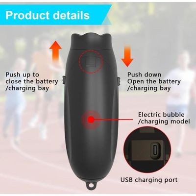 Sifflet Électronique Rechargeable – 3 Tons, 12,6 Cm, ABS, Pour Arbitre, Entraîneur, Urgence