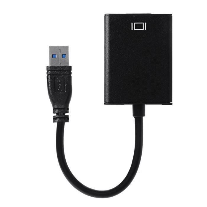 CABLING® Adaptateur USB 3.0 male vers HDMI femelle - convertisseur  ordinateur, pc portable USB vers écran télé, tv… - Cdiscount Informatique