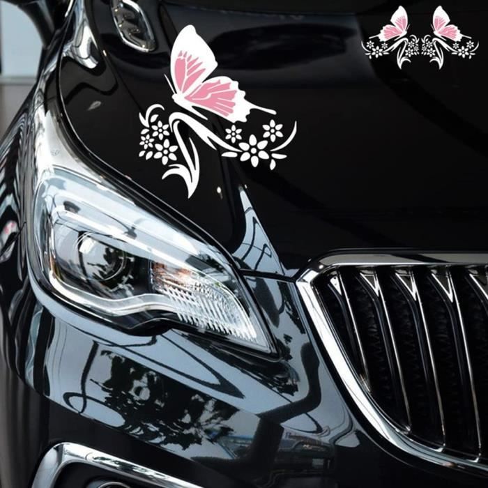 2 Autocollants Logo Voiture Noir - Autocollants Créatifs Élégants Pour Voiture, Moto, Décoration Personnalisée
