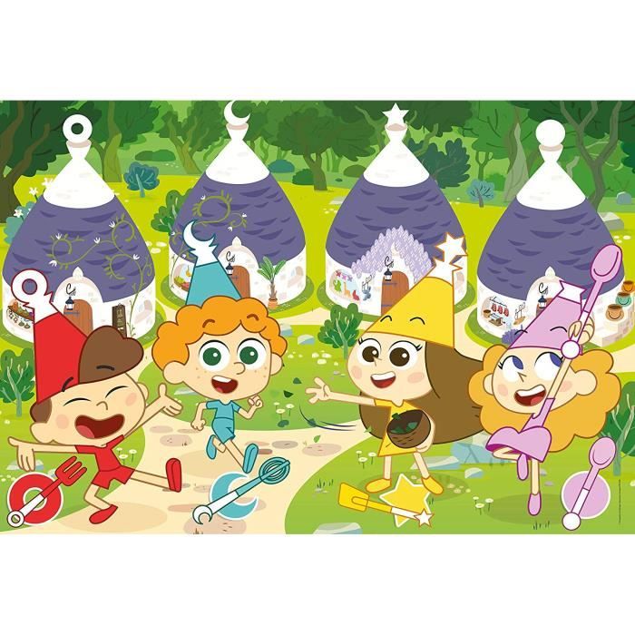 Puzzle Supercolor Maxi 24 – Trulli Tales Motiv, 62x42 Cm, Für Kinder Ab 3 Jahren