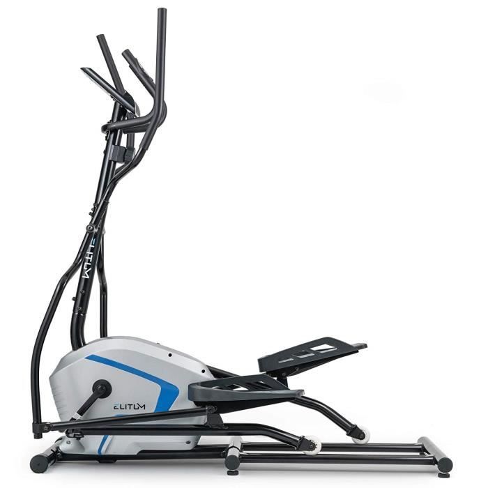 ELITUM Velo elliptique MX500 Nordic Walking Charge Max.120 kg Capteurs d impulsion Volant d inertie 13kg Controle de resistance Cdiscount Sport