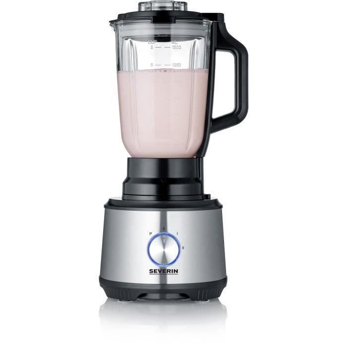 SEVERIN KM3892 Robot Multifonctions - 1200 W - Inox et noir - Blender 1 ...