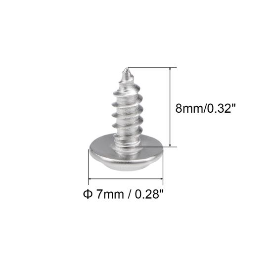 200 Vis à Métal Cruciformes 6-32 X 1/4 Pouce - Acier Inoxydable 304 Par Uxcell