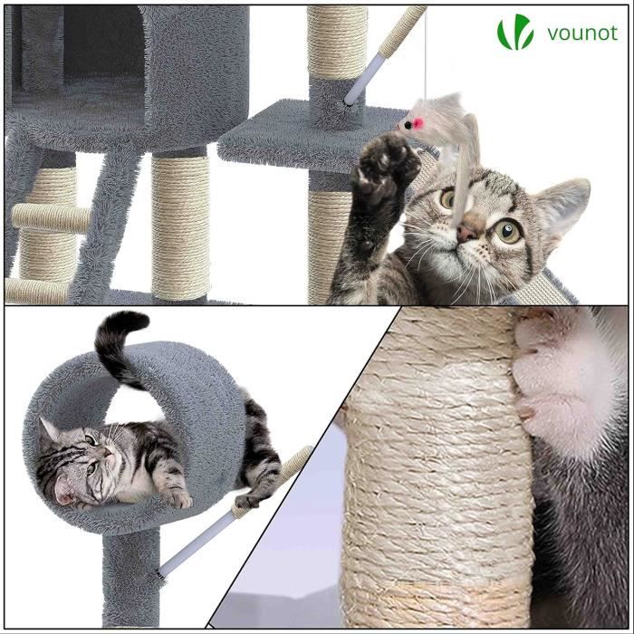 Rascador Para Gato XXL Con Forma De Ratón - 34 X 18 Cm, De Sisal, Juguete Colgante O Alfombra Rascadora
