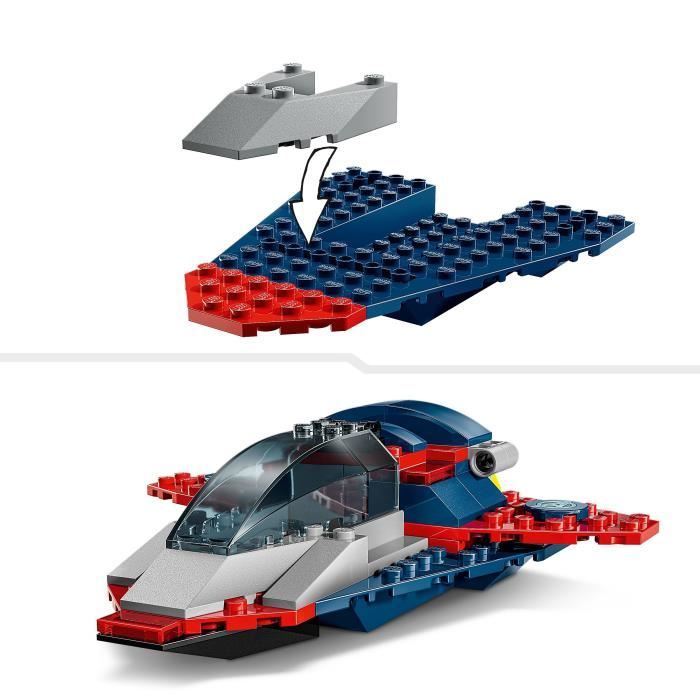 LEGO ǀ Marvel 76319 Captain America contre Thanos Jouet Avion