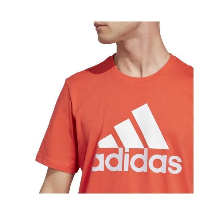 T shirt homme Adidas Big Logo SJ Orange Marque ADIDAS Orange