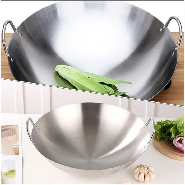 VARDAGEN spatule pour wok, acier inoxydable/hêtre, 36 cm - Suisse