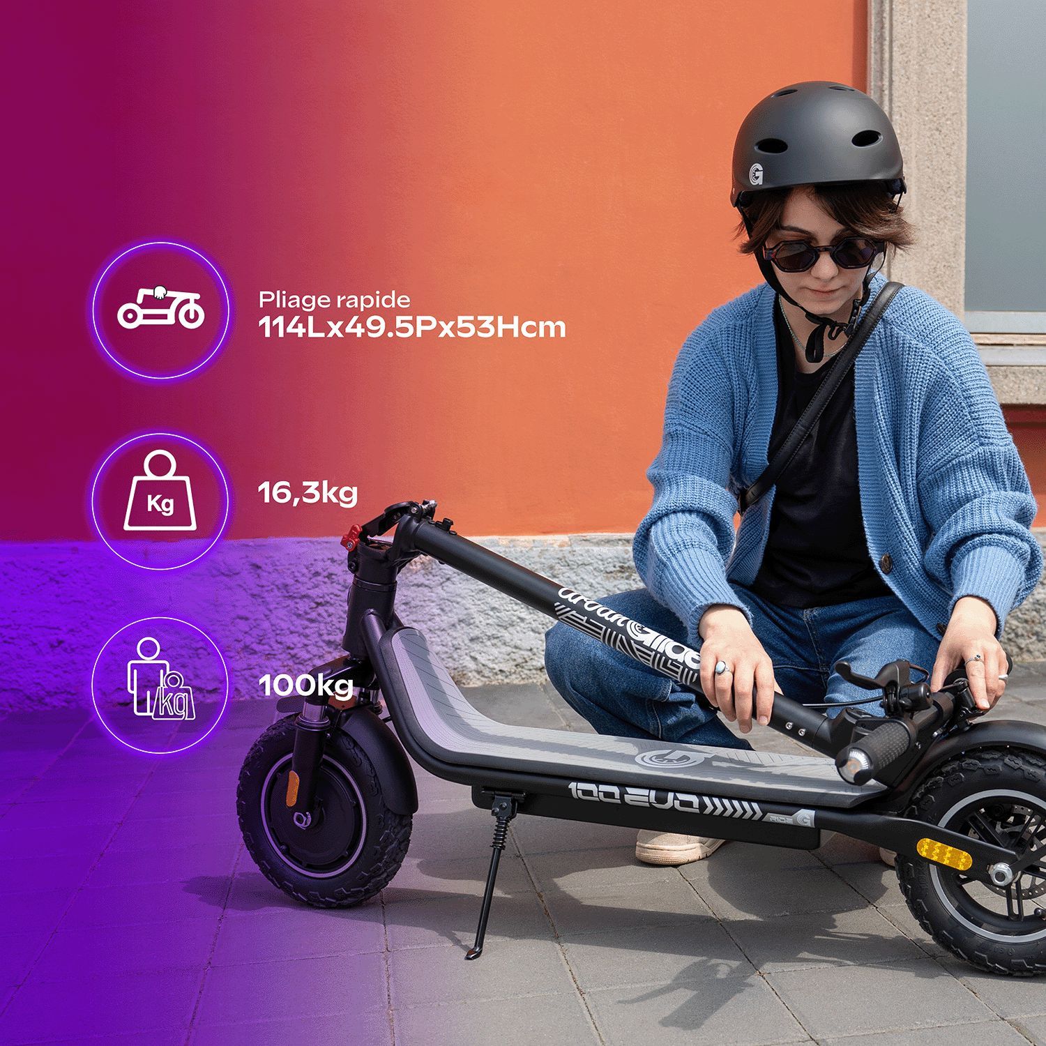 électrique URBANGLIDE 100 EVO 450 W Pneus 10" Max — free download