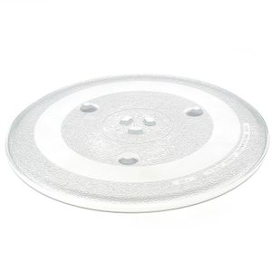Plateau Tournant Verre Pour Micro-ondes Bosch - Diamètre 25.5 Cm, Support En Y