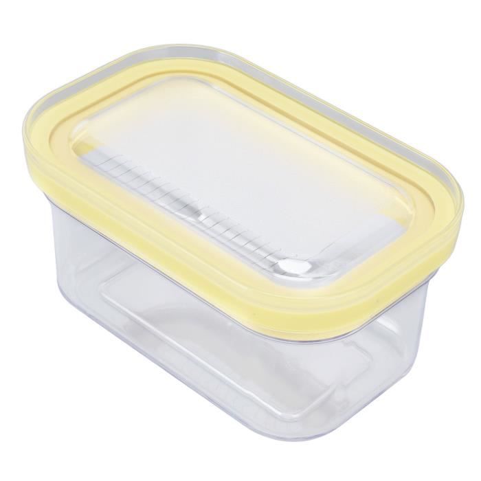 Fdit Boîte de rangement de coupe de plat de beurre Boîte à beurre scellée  plat à beurre boîte de rangement rectangle outil de