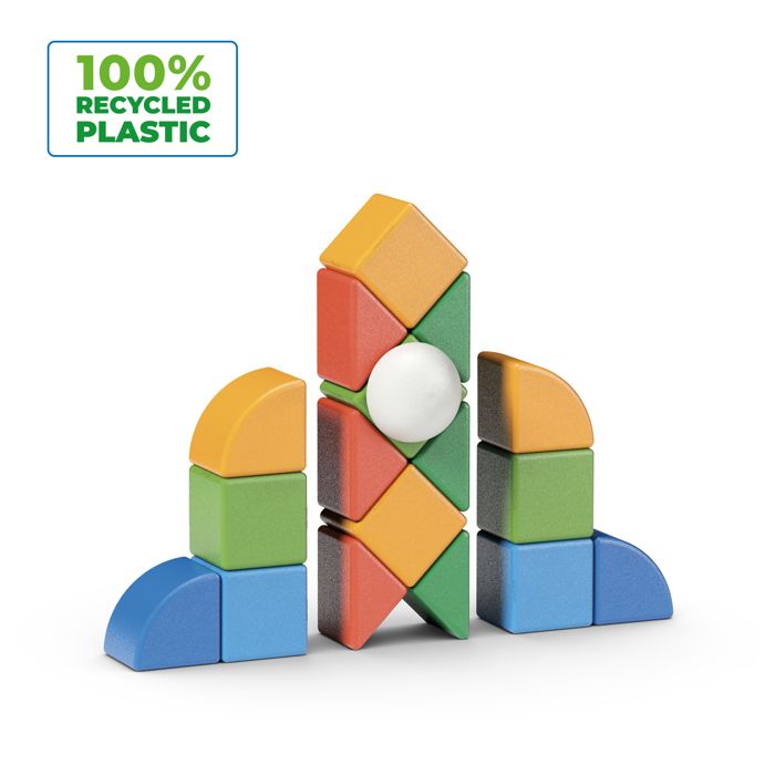 209 Geomag Magicube RE 4 Shapes Little World 25 Jeux de construction Bloc de construction magn tique Cube magn tique Unisexe