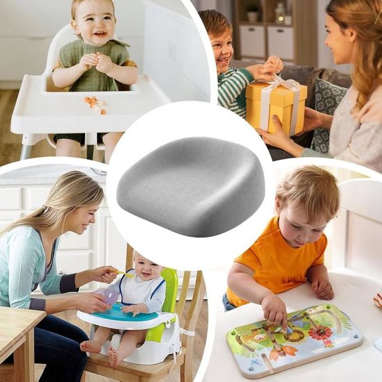 Rehausseur Enfant Portable Antidérapant - Coussin Siège Amovible Pour Chaise De Cuisine
