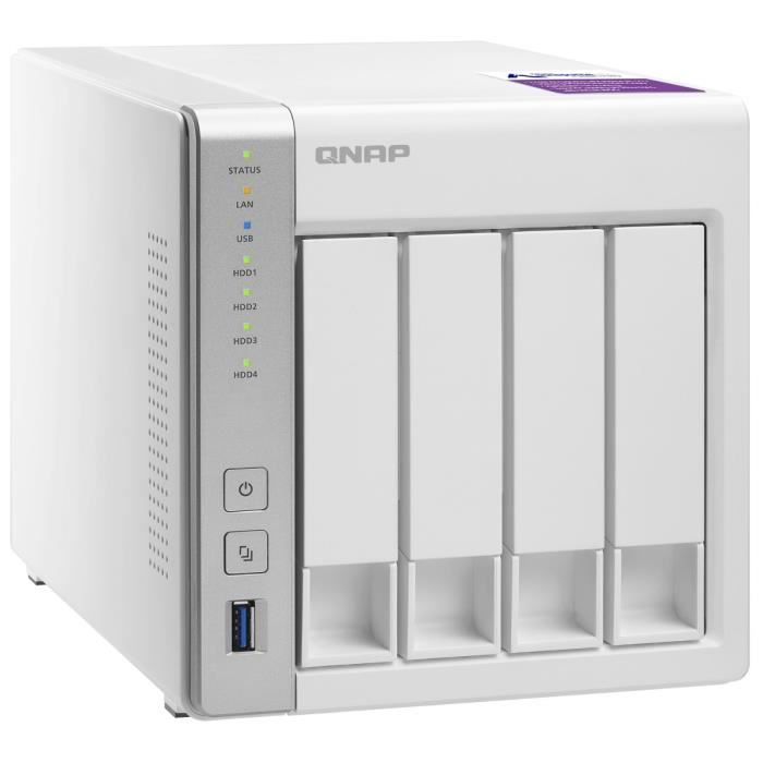 QNAP - Serveur de Stockage (NAS) - TS-431P - 4 Baies - Boitier nu