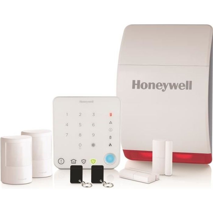 Honeywell Pack Alarme Sans Fil Pour Maison Smart Security Hs331s Achat Vente Kit Alarme Kit Alarme Sans Fil Hs331s Cdiscount