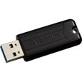 VERBATIM Store 'n' Go Pin Stripe USB Drive - 256 Go - Noir-0