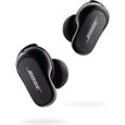 Nouveaux écouteurs Bose Quietcomfort II, écouteurs intra-auriculaires sans fil Bluetooth à suppression de bruit triple noir, san-0