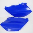 Caches latéraux bleu Polisport pour moto Yamaha 125 YZ 2002 à  2014 EBSI3950085-0