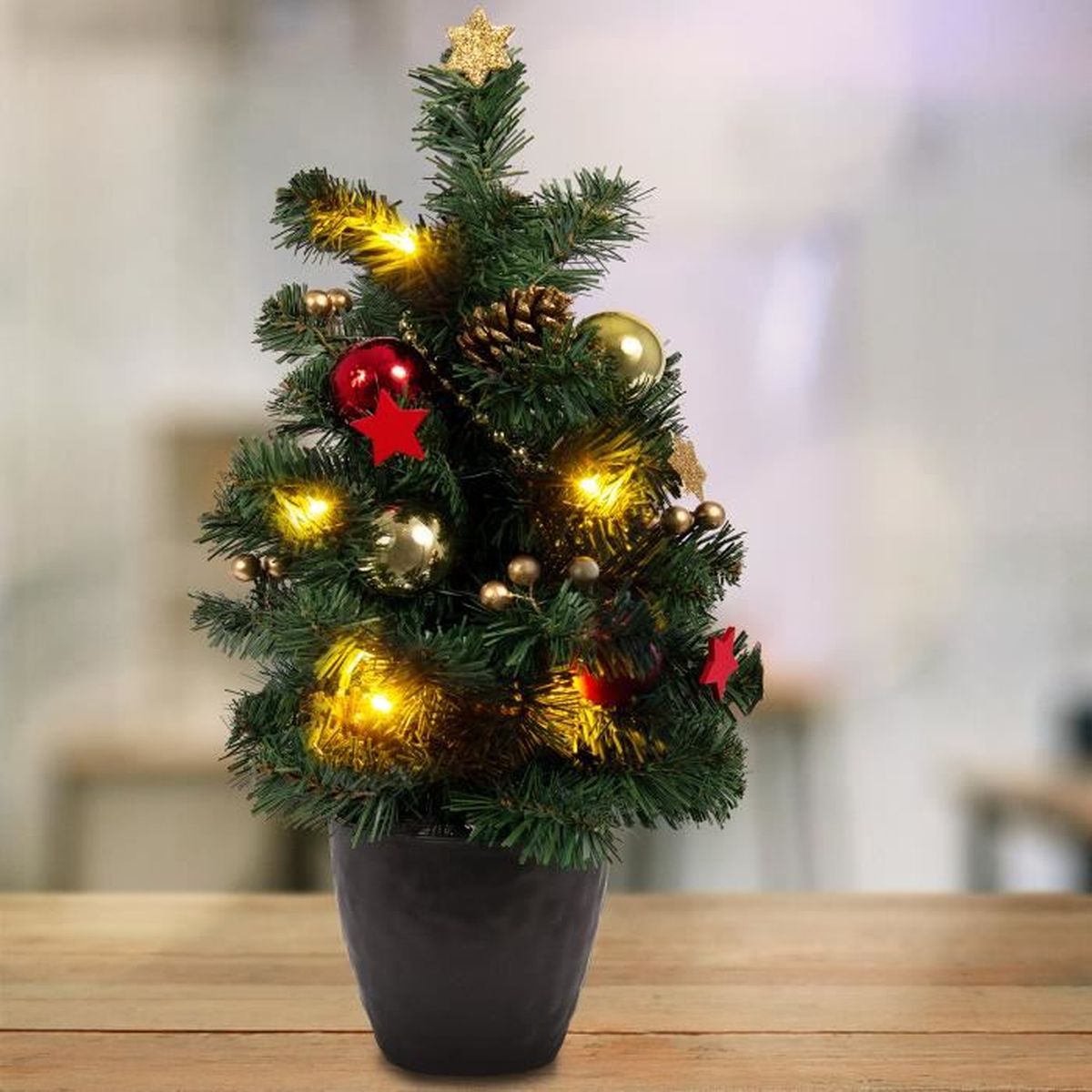 Mini Sapin de Noël 45 cm ARTECSIS Décoration de Sapin de Noël