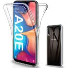 BRAND N&T Coque 360 Degré Samsung Galaxy A20E - Protection intégrale Transparent Avant + Arrière en Rigide, Housse Etui Tactile -
