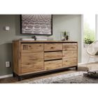 MASSIVMOEBEL24 Buffet - Bois massif de chêne sauvage huilé (Bois naturel) - VILLANDERS #109