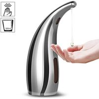Distributeur de savon automatique 300 ml Infrarouge Hand-free Distributeur de savon sans contact Plat Liquide Lotion Gel Shampooing