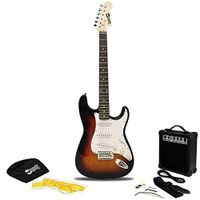RockJam -   Kit de guitare électrique pleine grandeur avec amplificateur de guitare, cordes de guitare de rechange, sangle de