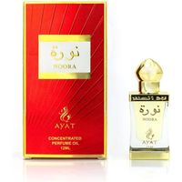 AYAT PERFUMES – Huile Parfumée Noora 12ml De Dubai | Musk Halal Unisex Sans Alcool | Extrait de Parfum / Fabriqué à Dubaï