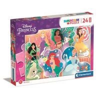 Puzzle - Clementoni - Princess - 24 pièces Maxi - Dessins animés et BD - Pour enfants de 3 ans et plus