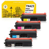 4 PACKS Toner Compatible pour Brother TN423 pour Brother DCP-L8410CDN DCP-L8410CDW HL-L8260CDW HL-L8360CDW MFC-L8690CDW