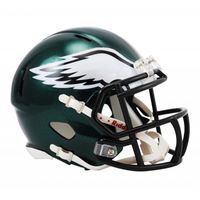 Mini casque NFL Philadelphia Eagles Riddell Replica aille unique Noir